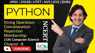 Python String Operation| python NCERT|python tutorial in Hindi|python for beginners| python lectures