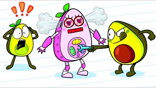 Avocado couple 2021 kids Cartoons TV 😅😅😅😻 cute girls
