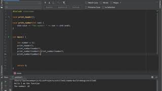 Forty Two - Function with a parameter