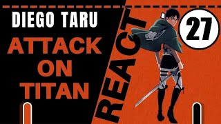 REACT AOT - S2 EP27 ⚔️ #attackontitanedit #anime #reagindo #react #attack #eren #mikasa #armin #aot