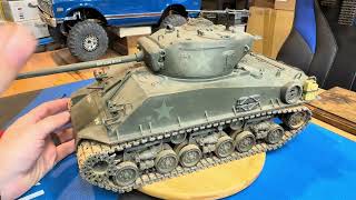 Tamiya 1/16 RC M4A3E8 full option conversion.