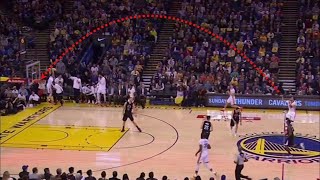 Stephen Curry threes but they get increasingly more ridiculous