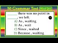 50 English Grammar Quiz | Test Your English Level With This Grammar Test | No.1 Quality English