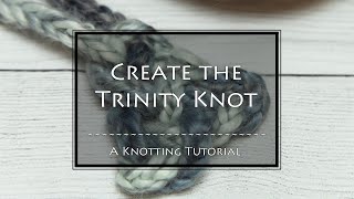 Trinity Knot I Cord Necklace Tutorial