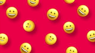 Grinning Face #Emoji #LoopBackground || 8K #abstract || #emojibackground || UltraHD || #VJLoop