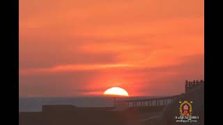 It's rays of Uttarayan sun, Pictured from Kanyakumari.