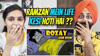 INDIAN REACTION on Rozay aur Hum | Sharum Ki Sketchbook | PunjabiReel TV
