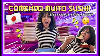 COMENDO CASA DE SUSHI BARATO!!! REAÇÃO E OPNIÃO SINCERA: CHOCADA🫢 MUITO PEQUENO!!!