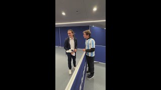 El DIVERTIDO MOMENTO de GRIEZMANN con un FAMOSO CÓMICO ARGENTINO