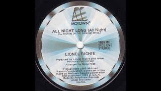 Lionel Richie (Live Show) /-/ All Night Long (All Night) ...
