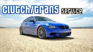 BMW E9X Trans Removal DIY!: E9X 335i Spec Stage 3+ Clutch/Flywheel, Rear Main Seal, Trans Seals