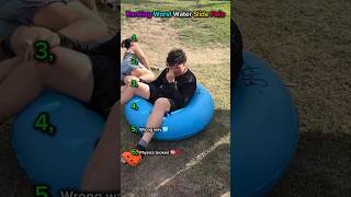 Ranking Worst Water Slide Fails
