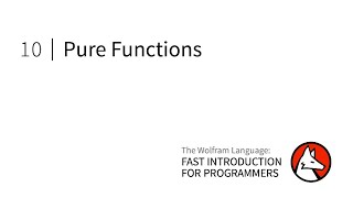 Fast Introduction for Programmers: Pure Functions