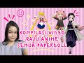 kompilasi video baju baju paperdoll tema karakter anime kesukaan kalian | paperdolls by tatae