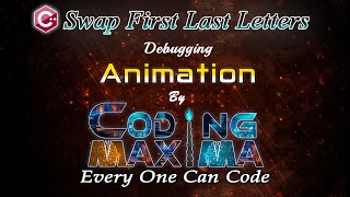 Cpp Swap First and Last Letter in String | Cpp programming | Coding Maxima | coding animations