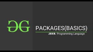 Packages (Basics) | GeeksforGeeks