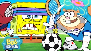 Bob Esponja | Todos los DEPORTES 🏈 | Recopilación de 30 Minutos | Bob Esponja en Español