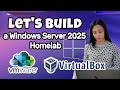 Installing Windows Server 2025 on VMware & VirtualBox | Windows Homelab Guide (Ep 1)