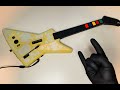 Old Yellow Guitar Hero Controller Restoration - ASMR