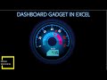 Dashboard Gadget Speedometer Chart in Excel 2016