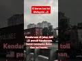 Di jalan toll Malaysia banyak banget lori tleler lalu lalang