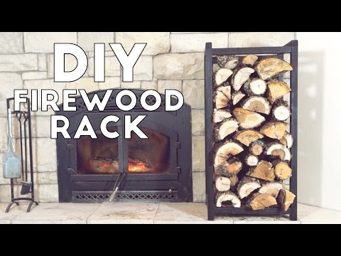 Build A Simple Modern Indoor Fire Wood Rack | Modern Builds | EP. 53 Build A Simple Modern Indoor Fire Wood Rack | Modern Builds | EP. 53