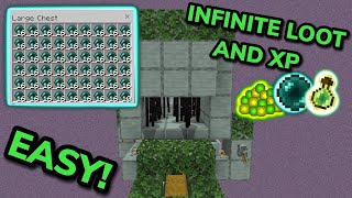 NEW EASIEST ENDERMAN XP FARM TUTORIAL in Minecraft Bedrock (MCPE/Xbox/PS/Switch/PC)