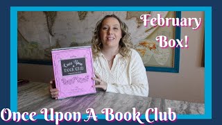 ONCE UPON A BOOK CLUB Unboxing and Review | February 2022 Box | This month a Romance book | Book Box