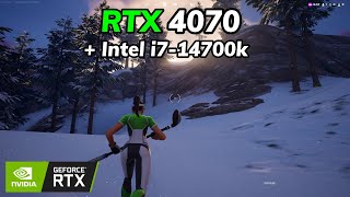 RTX 4070 + i7-14700k Fortnite Chapter 5 Season 2 | Performance Mode | 1080p