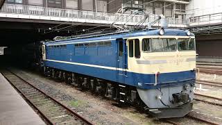 19年5月EF65-501ピートップ+D51-498+12系大宮駅出発♪