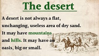 Learn English trough story| ciao English story| English story- the desert| #gradedreader
