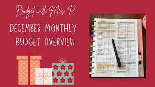 December Monthly Budget Overview | Snowball Method  | Zero Based Budget | Debt Payoff Journey