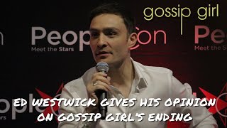 Ed Westwick gives his opinion on the ending of Gossip Girl and says his favorite character is Blair
