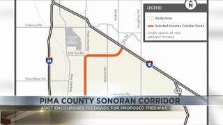 Participate in ADOT Sonoran Corridor survey to improve highway traffic