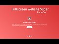 How to create a Fullscreen slider using HTML and Css || Pure Css @ravied