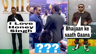 Salman Khan : I Love Honey Singh | Baby I'm Love With You??? Salman Khan X Honey Singh | IIFA 2022