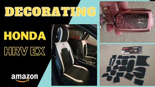 Honda HRV EX 2021 - decorate with me || Amazon car accessories haul || Christy GL