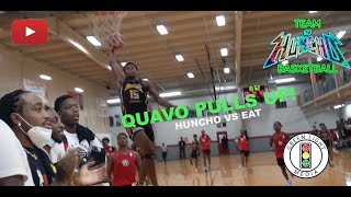 Quavo pulls up to watch Team Huncho vs. Team Eat (NC)