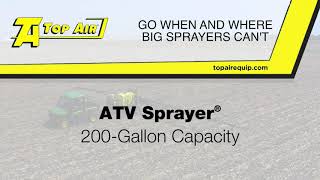 Top Air ATV Sprayer Walk Around