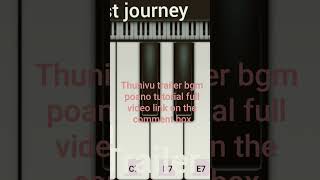 thunivu trailer bgm | easy piano tutorial | #pianistjourney #pianotutorial #piano #howtoplay