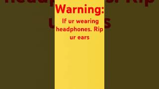 Warning message