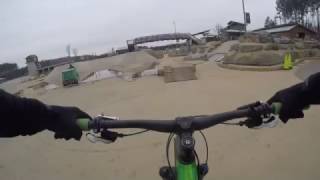 Mountain Biking down the USNWC white water course