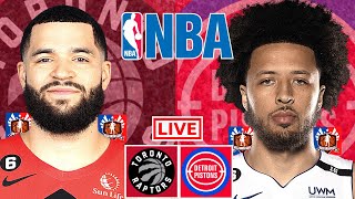 Toronto Raptors vs Detroit Pistons | NBA Live Scoreboard 2022 | Jimby Sports