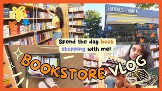 *COZY* Bookstore Vlog 📚🦋✨ | Spending the day at Barnes & Noble + Book Haul