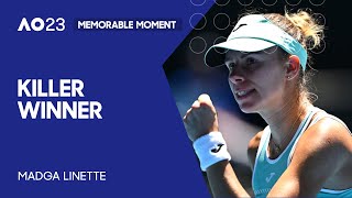 Magda Linette Killer Down the Line Winner | Australian Open 2023