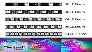 5V WS2812B WS2812 Digital Flexible Individually Addressable Pixel Led Strip RGB LED Review