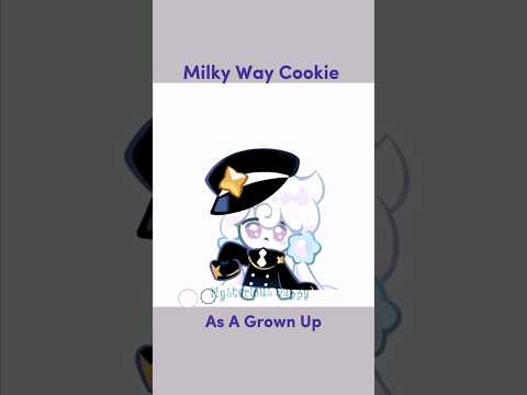 Milky Way Cookie As A Grown/Adult Cookie #cookierun #shorts