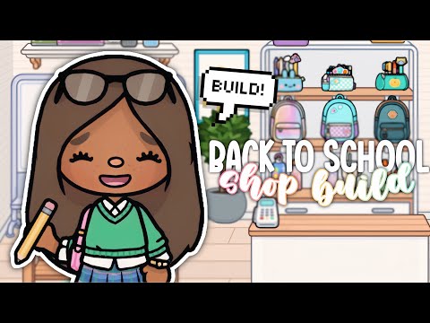 ¡CONSTRUYENDO UNA TIENDA DE REGRESO A LA ESCUELA EN TOCA LIFE WORLD! ️ | MUNDO DE VIDA DE TOCA VOZADO