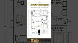 30x45 house plan | 30 by 45 house plan #floorplan #shorts #housedesign #housedeign #home #viral