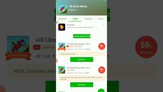 Hill climb racing game hack please subscribe and like